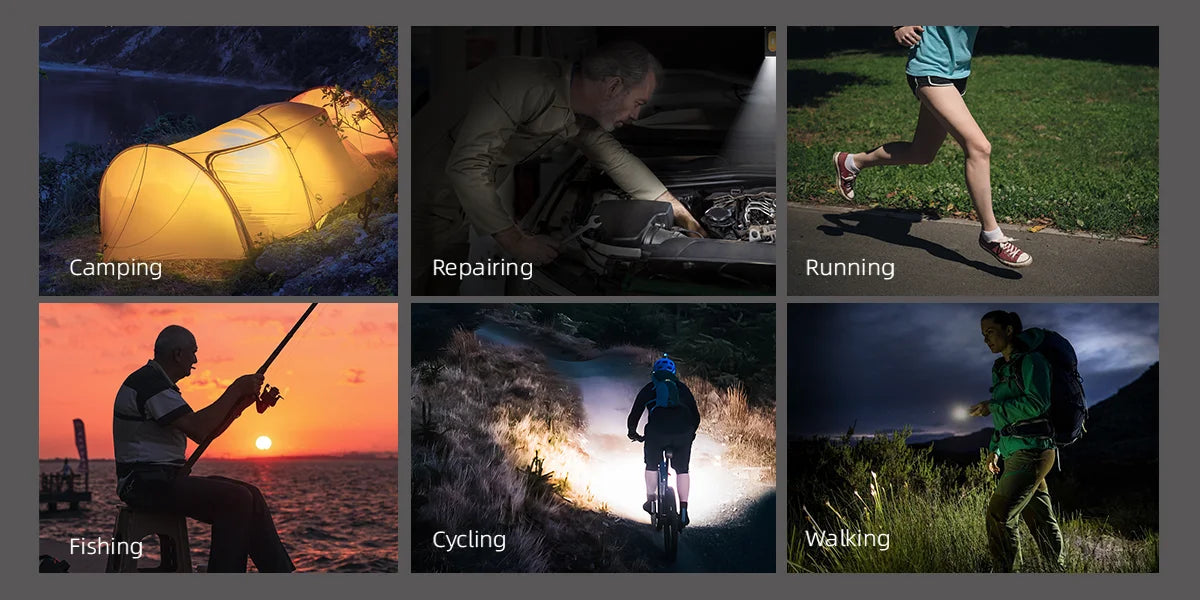 Mini-lanternă portabilă marca Warsun, magnetică