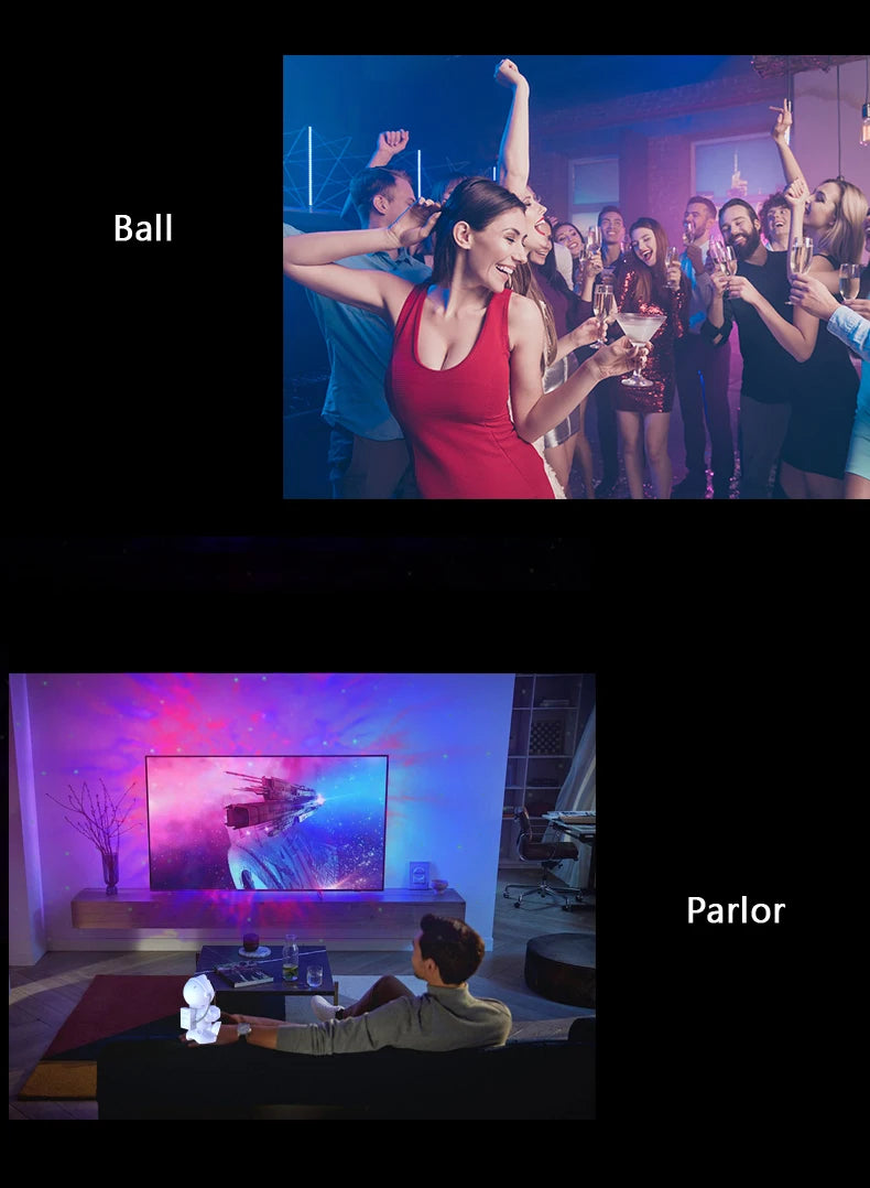 Proiector de stele cu LED-uri, tip astronaut