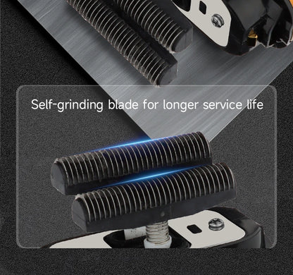 Aparat de ras Hiena pentru bărbați, carcasă metalică reîncărcabilă