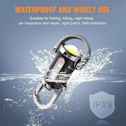 Mini breloc lanternă reîncărcabilă de buzunar